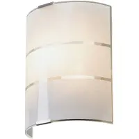 LINDBY Applique Murale , Vincenzo, dimmable, Blanc, Salon / séjour, Verre, Moderne
