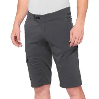 100% Short Ridecamp - charcoal - 38" - 2XL