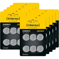 Intenso Lithium Knopfzellen Energy Ultra CR 2032 60er Pack Batterie à usage unique CR2032 Lithium-Manganese Dioxide (LiMnO2)
