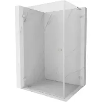 Mexen Lunar-B L cabine de douche pivotante gauche 95 x 90 cm, transparent, nickel brossé - 832L-095-090-97-00-L