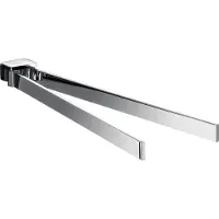 Emco loft, porte-serviettes, pivotant, 2 bras, 410 mm, chrome, 1 pièce.
