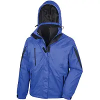 Result R400M | Veste 3 en 1 Softshell Journey pour homme - Couleur : Royal/Black - Taille : S