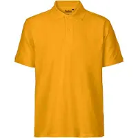 Neutral O20080 | Polo classique homme / 100% coton équitable - Couleur : Jaune - Taille : S