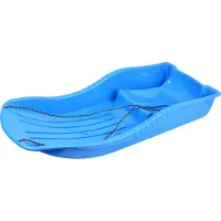 Prosperplast Traîneau en plastique pour enfants Traîneau à cordes pour enfants - Bleu