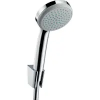 Hansgrohe HG Ensemble de douche CROMA 100 MONO flexible de douche Isiflex 1250mm chromé (1 Type de jet, 16 l/min)