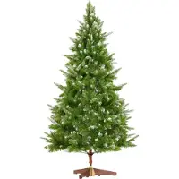 TecTake Sapin de Noël artificiel TONNERRE, 180 cm, aiguilles moulées par injection - vert