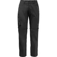 Jack Wolfskin Pantalon de sport 'Overland Zip Away Pants M' noir