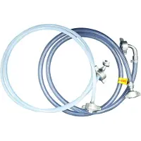 Ich-zapfe Tuyau à boissons pour appareils à boissons chaudes - 10mm complètement fini, environ 1,5 m