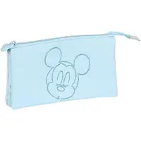 Big Buy Cooking Safta Triple Mickey Mouse Trousse à crayons pour bébé bleu homme bleu One Size