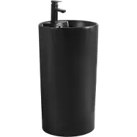 Mexen Mana lavabo à poser au sol 46 x 46 cm, noir mat - 26074670