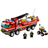 LEGO City 7213 Le camion tout terrain et le bateau des pompiers
