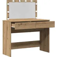 vidaXL Coiffeuse Artisan-Chêne 100 x 40 x 120 cm Bois composite