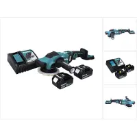 Makita DPO 600 RF Ponceuse excentrique sans fil 18 V 150 mm XPT Brushless + 2 batteries 3,0 Ah + chargeur