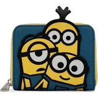 Loungefly Portefeuille Minions, modèle Triple Minion Bello, référence LF-DMWA0003