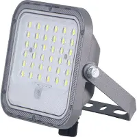 Galix G2611 : Projecteur LED solaire avec module solaire distant, 850 lm, 36 LED SMD 2835, angle de diffusion de 90°, indice de protection IP65, température de couleur 6500K, batterie LiFePO4