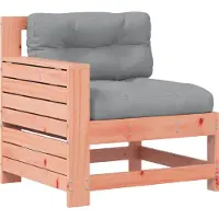 vidaXL Canapé de jardin avec accoudoirs et coussins en bois massif de douglas