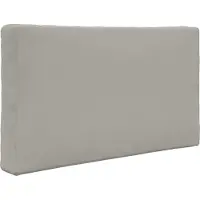 vidaXL Coussin de canapé d'extérieur 2 pcs Gris Polyester