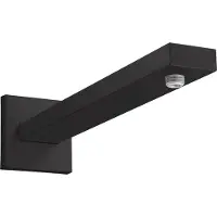 Hansgrohe Bras de douche Square : couleur - noir mat