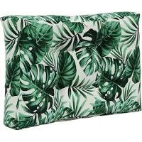 vidaXL Coussin de canapé d'extérieur 3 pcs Motif feuille Polyester