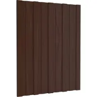 vidaXL : Panneau de toit, 12 pièces, marron, 60 x 45 cm, acier galvanisé