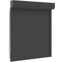 vidaXL Volet roulant anthracite 100 x 120 cm en aluminium et polyuréthane