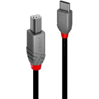 Lindy Câble USB 2.0 Type C vers B de 2m, gamme Anthra