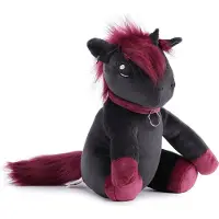 Corimori Figurine en peluche Merchandising Fun de - Ruby La Licorne Punk - pour Indifférent - noir - Taille taille unique