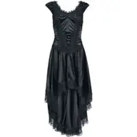 Sinister Robe mi-longue Gothic de - Robe Gothique - S - 4XL - pour Femme - noir - Taille XXL