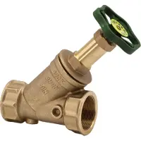 Schlosser Soupape à débit libre JS, raccord à manchon sans purge, acier inoxydable N, DN40, 1 1/2", DVGW