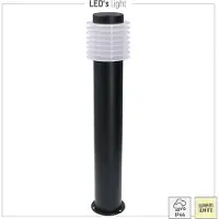 Led's Light LED Lampe Lampadaire Munich 54cm Noir IP44 9,5W 700lm Blanc Chaud 2700K