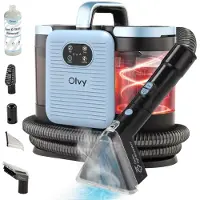 Aspirateur-nettoyeur PRO – Nettoyeur vapeur pour meubles rembourrés et tapis, avec accessoires et nettoyeur de tapis, aspirateur à eau pour canapés, matelas, voitures et tapis