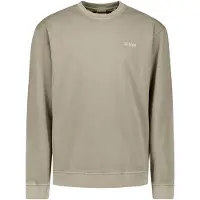 No-excess Relaxed Fit Sweat-shirt Col rondtaupe, Unicolore