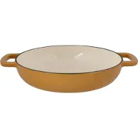 Cosy & Trendy Poêle à griller Fontestic en fonte Amber Gold Ø 28 cm – revêtement antiadhésif émaillé – convient à tous les types de cuisinières