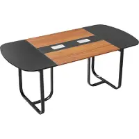 Vevor Table de conférence ovale 1800 mm pour 6 à 8 personnes