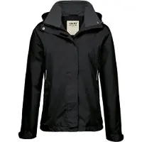Hakro Femmes HAKRO Regular Fit Veste de pluie pour femmes noir, Unicolore