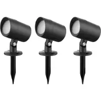LINDBY Luminaires d'extérieur , Nycta, dimmable, Noir, Balcon, Plastique, Moderne