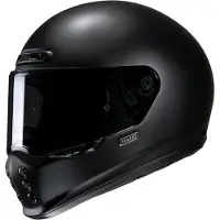 HJC V10 Mat Noir Semi Mat Noir Casque Intégral Taille XL