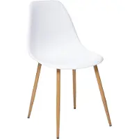 Atmosphera Stuhl "taho" 44cm weiß - créateur d'intérieur
