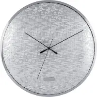 Karlsson Horloge murale boule disco argentée - 40cm