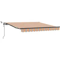vidaXL , store enrouleur multifonctionnel, plusieurs couleurs, 350 x 250 cm, polyester