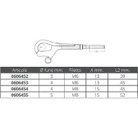 OEM Marine Acier inoxydable M8 Pelikan Tensor Argent 5 mm Argent 5 mm