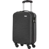 Travelz Horizon Handbagagekoffer - 54cm Handbagage Trolley 35 Ltr - Zwart
