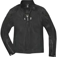 Merlin Veste en cuir de moto Stockton, noir, S