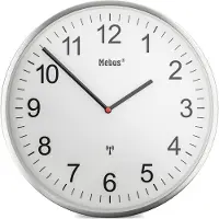 Mebus 19411 Wall Clock Argenté