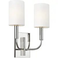 Elstead Lighting Brianna applique nickel poli Feiss FE-BRIANNA2-PN