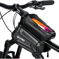WildmanT Support pour vélo, sacoche pour cadre Wildman XT6, noir