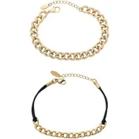 Faina Bracelet or / noir