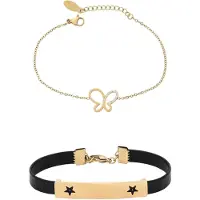 Faina Bracelet or / noir