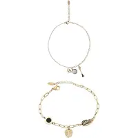 Faina Bracelet or / blanc perle