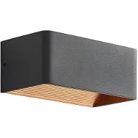 Arcchio Applique Murale , Karam, Noir, Salon / séjour, Aluminium, Moderne